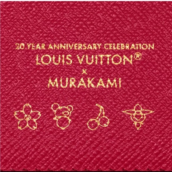 🍒 Louis Vuitton Cherry Murakami LV x TM Lisa Wallet M13420 - Picture 6 of 7